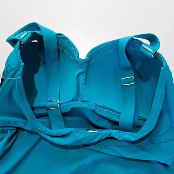 Anne Cole Live in Color Twis Bandini Top Size 18W - Picture 7 of 9